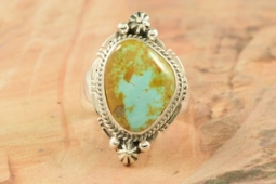 Genuine Royston Turquoise Sterling Silver Ring